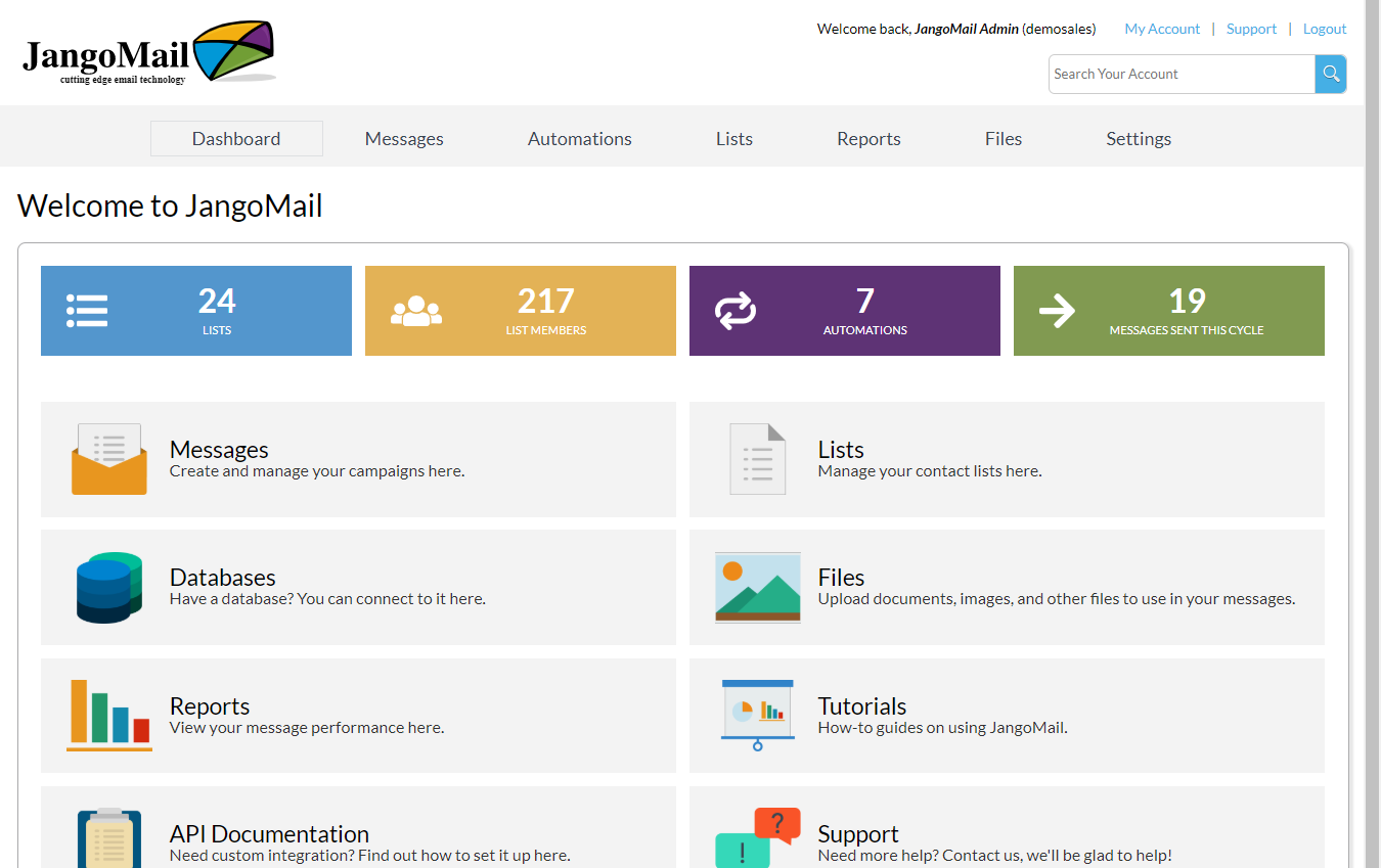 JangoMail Email Service Provider